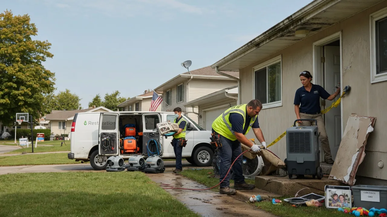Water Damage Restoration in Kampsville, IL near me